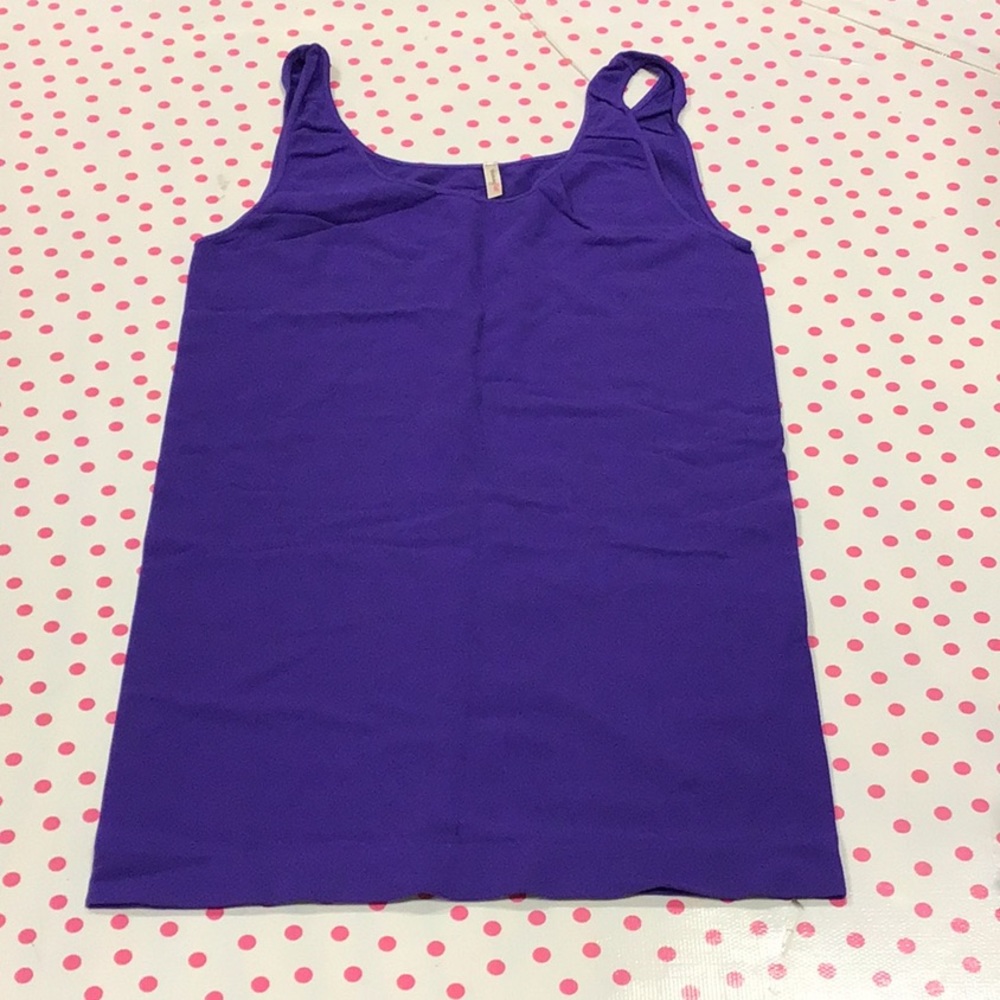 Skinnytees tank, one size fits most, purple